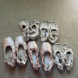 Old pointe and ballet shoes for @katanaeagle!
